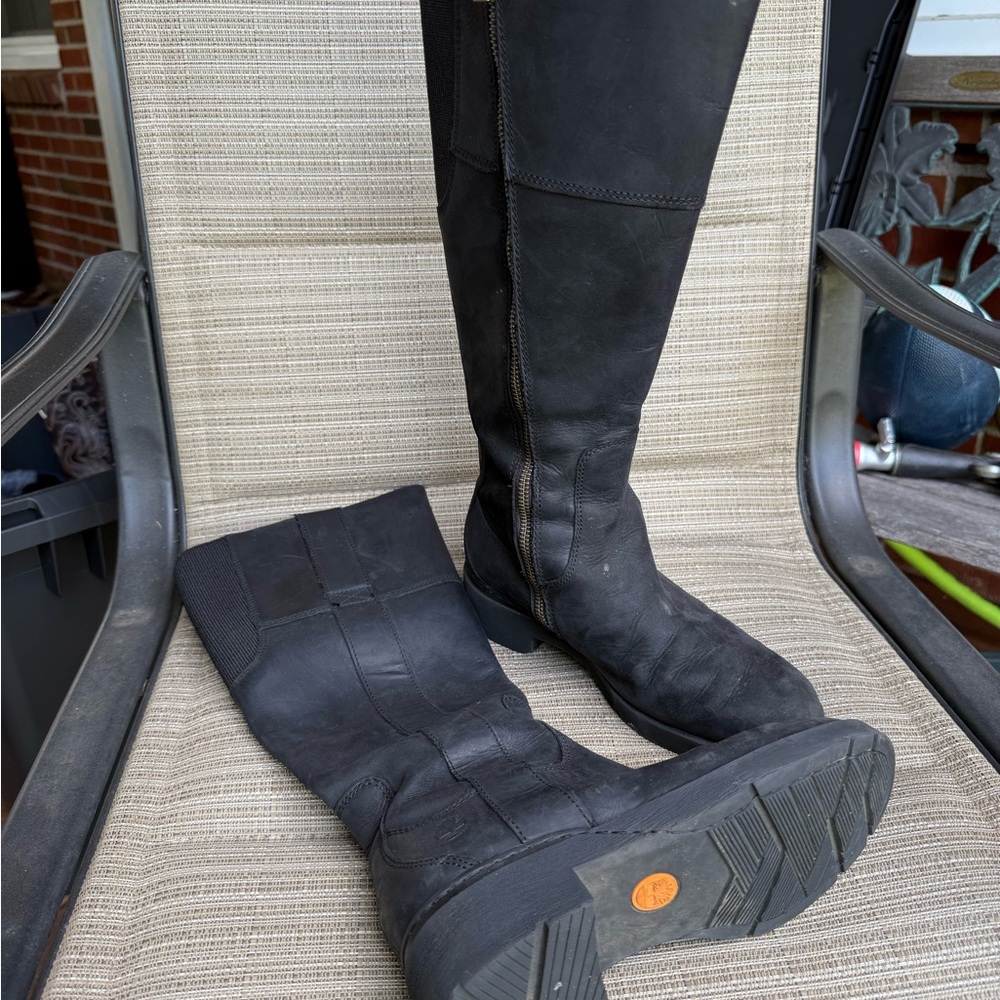 Timberland Black Combat & Moto Boots